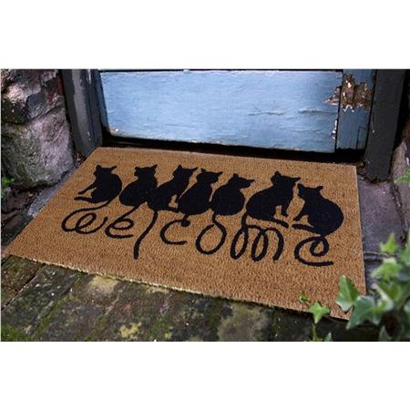 Welcome Cats Entrance Mat